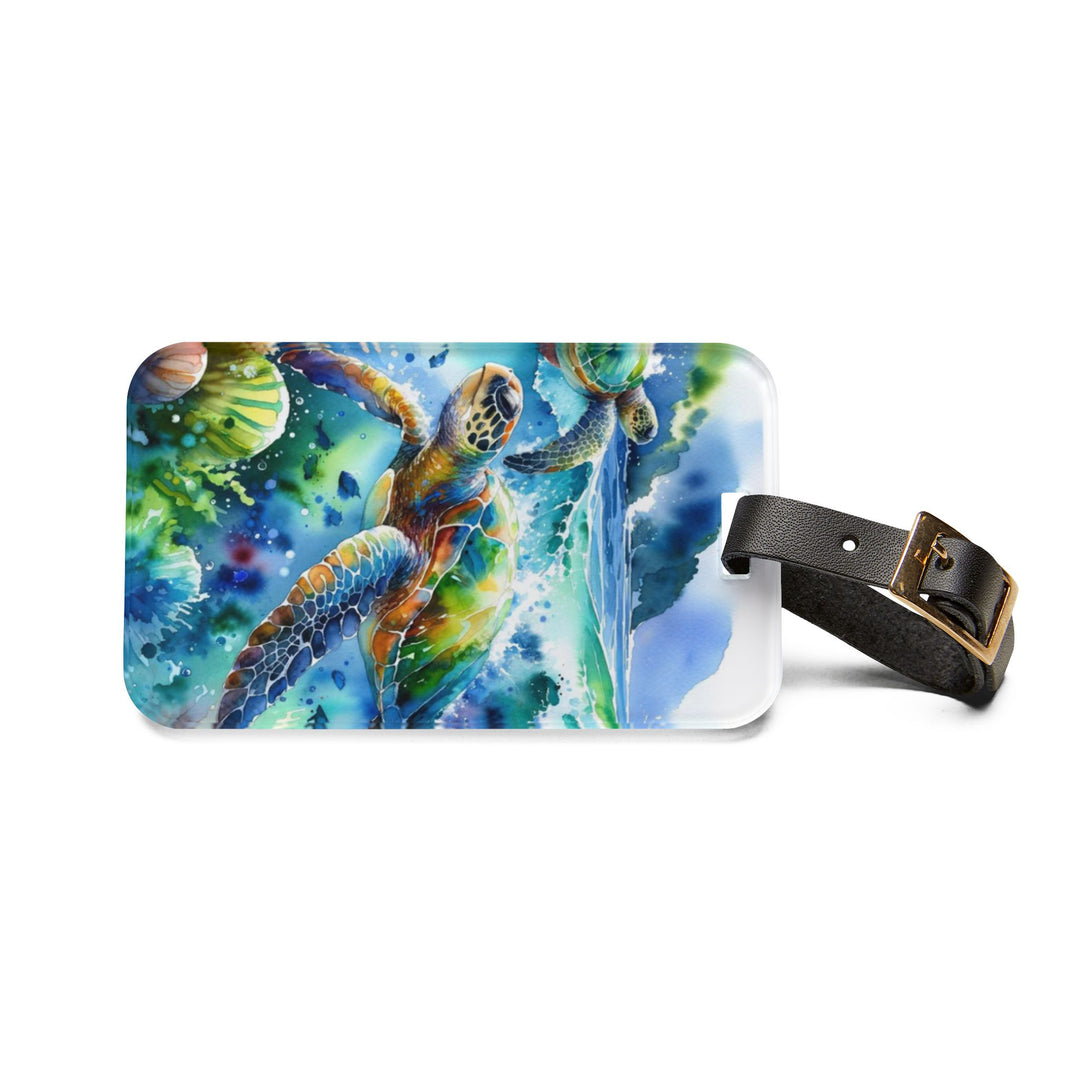 Sea Turtle Luggage Tag