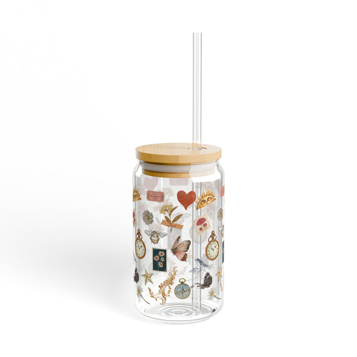 Vintage Memories Sipper Glass, 16oz