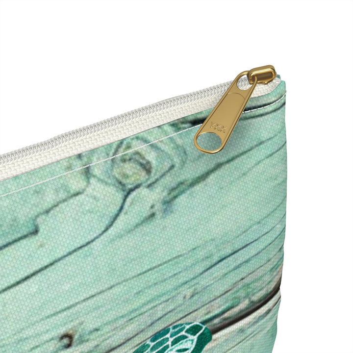 Vintage Sea Turtle Accessory Pouch