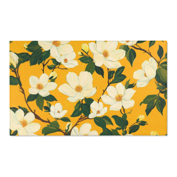 Yellow Magnolias Area Rug
