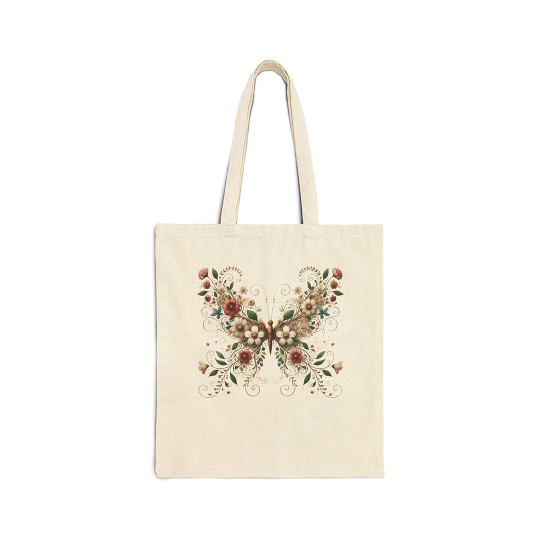 Butterfly Cotton Canvas Tote Bag