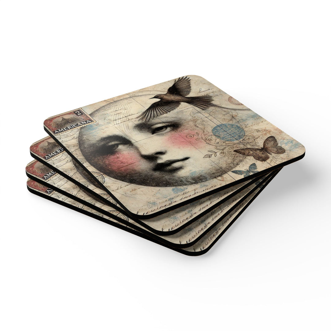 Corkwood Coaster Set