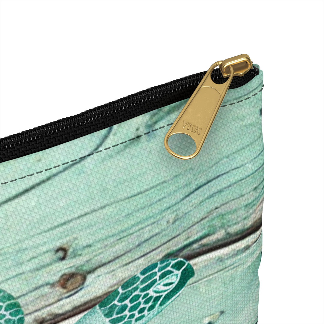 Vintage Sea Turtle Accessory Pouch