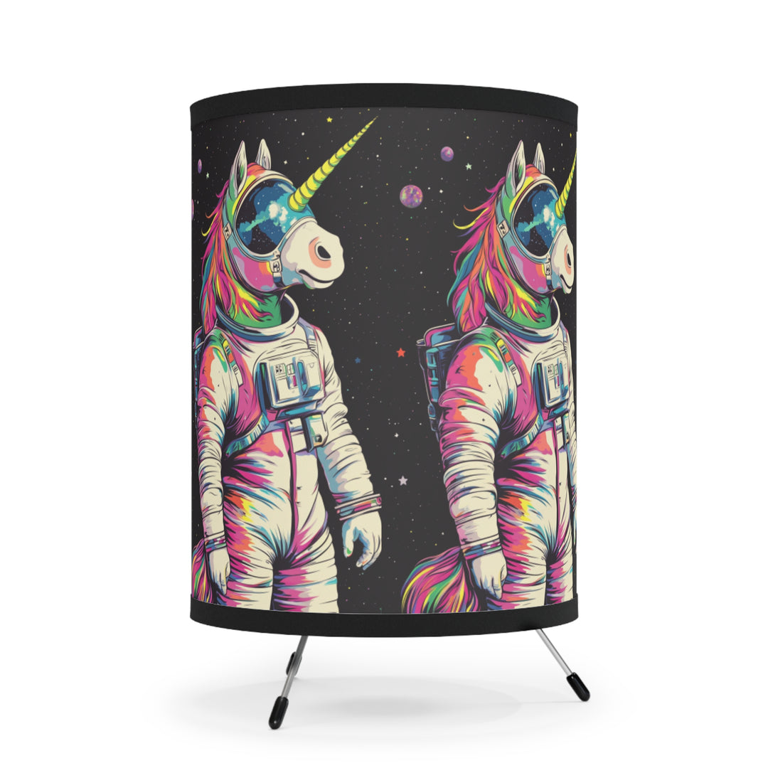 Space Unicorn Tripod Lamp