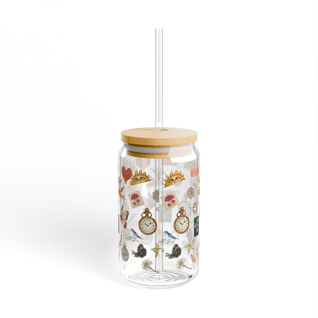 Vintage Memories Sipper Glass, 16oz