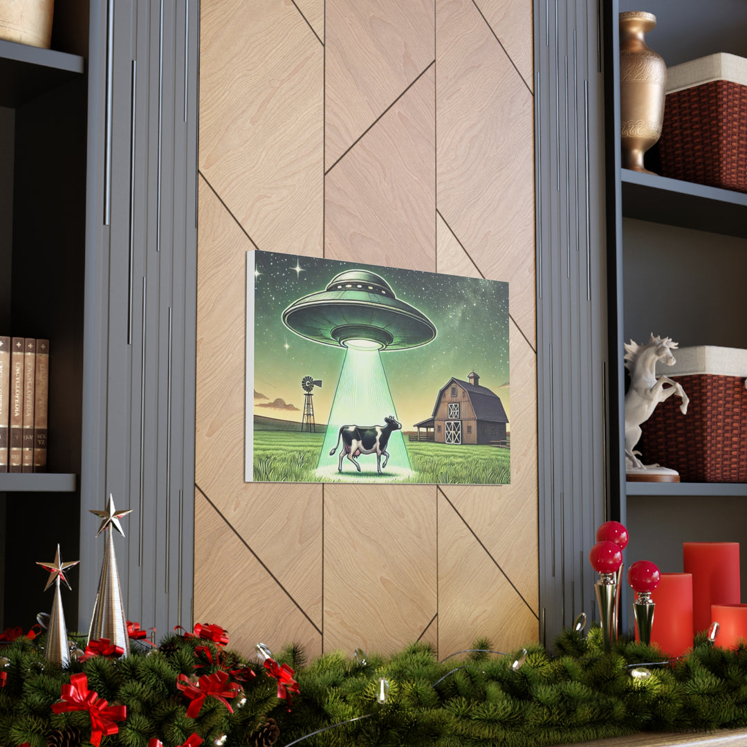 Alien Abduction Canvas Gallery Wraps