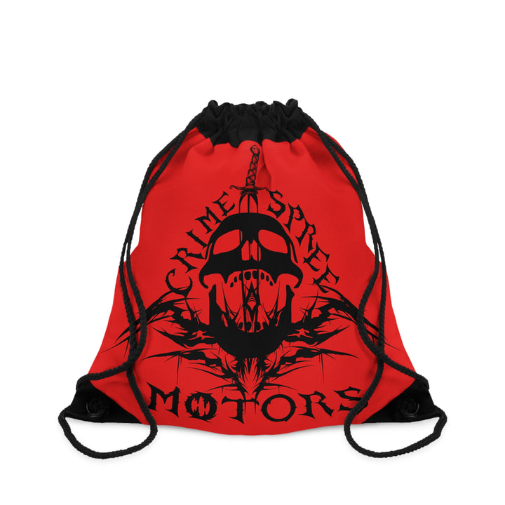 Crime Spree Motors Drawstring Bag