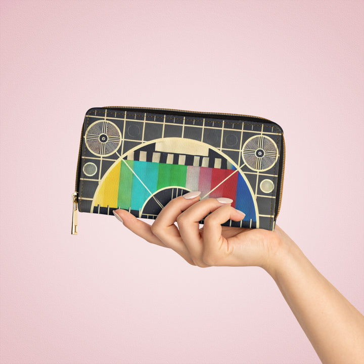 Cable Out Zipper Wallet