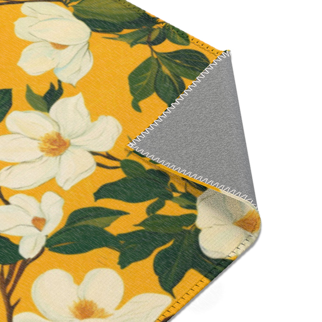 Yellow Magnolias Area Rug