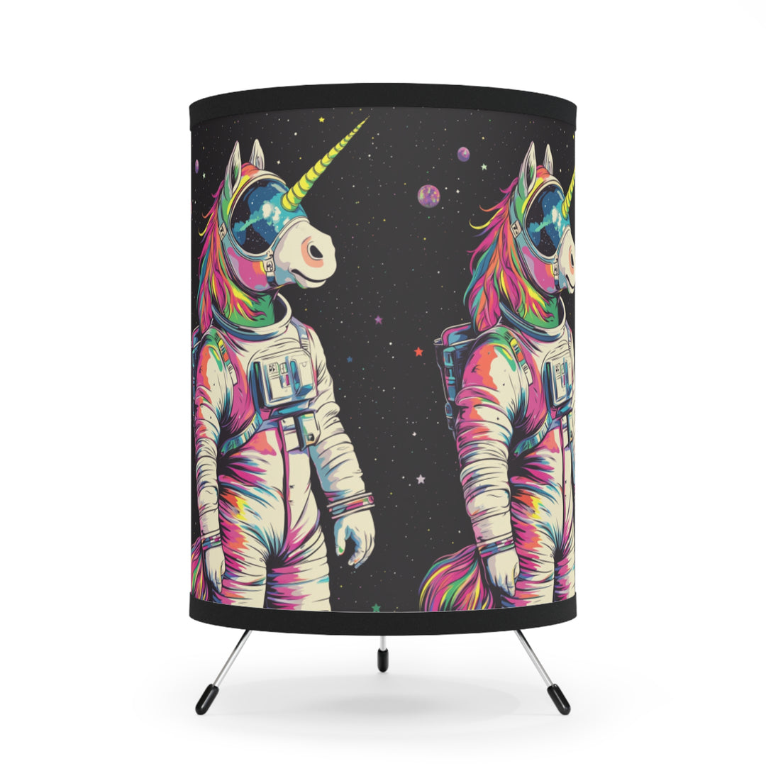 Space Unicorn Tripod Lamp