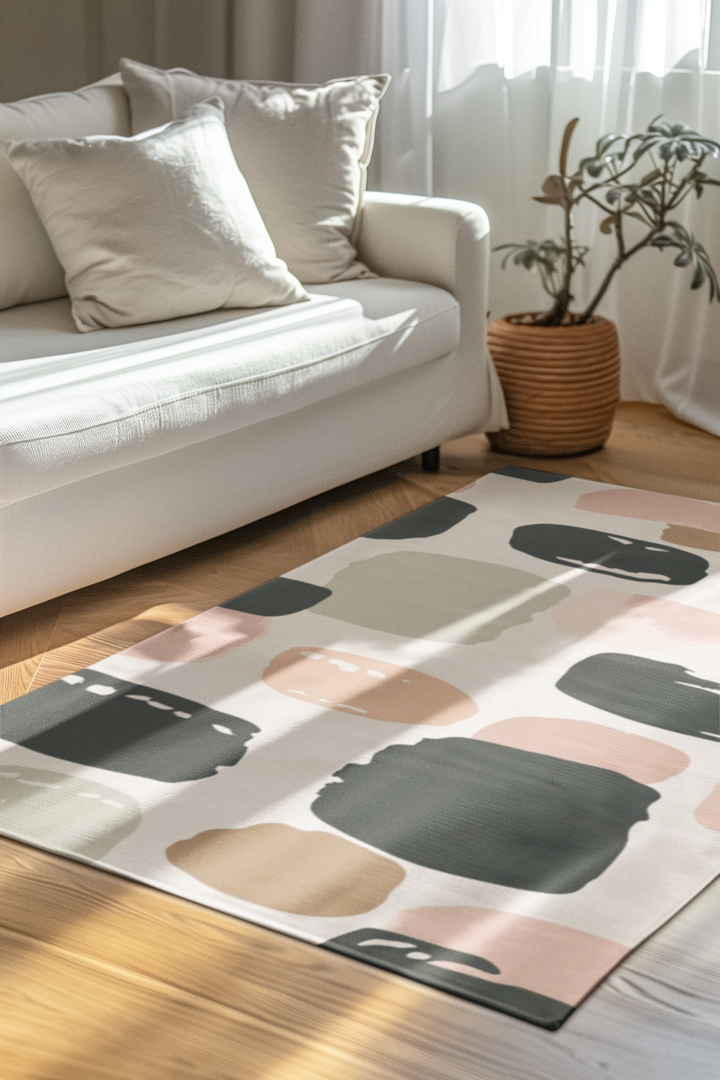 Calming Colors Area Rug