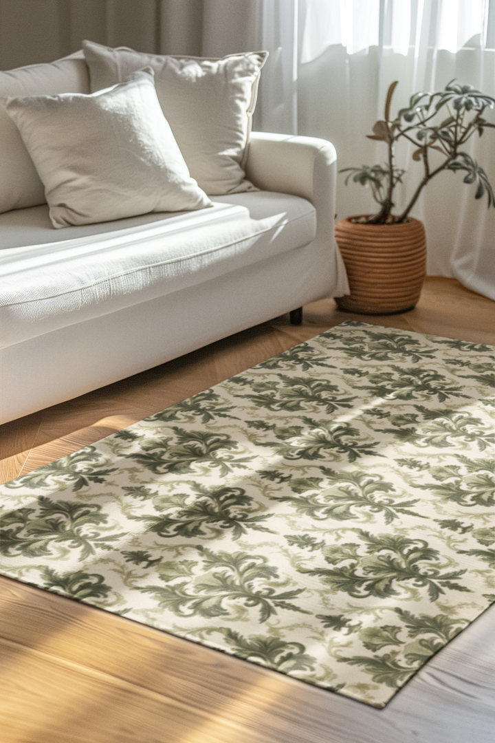 Green Decadence Area Rug