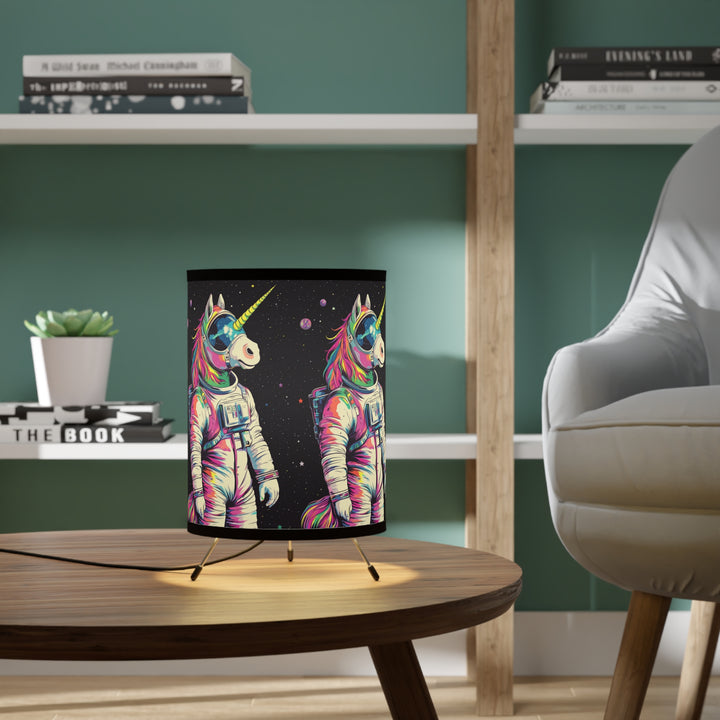 Space Unicorn Tripod Lamp
