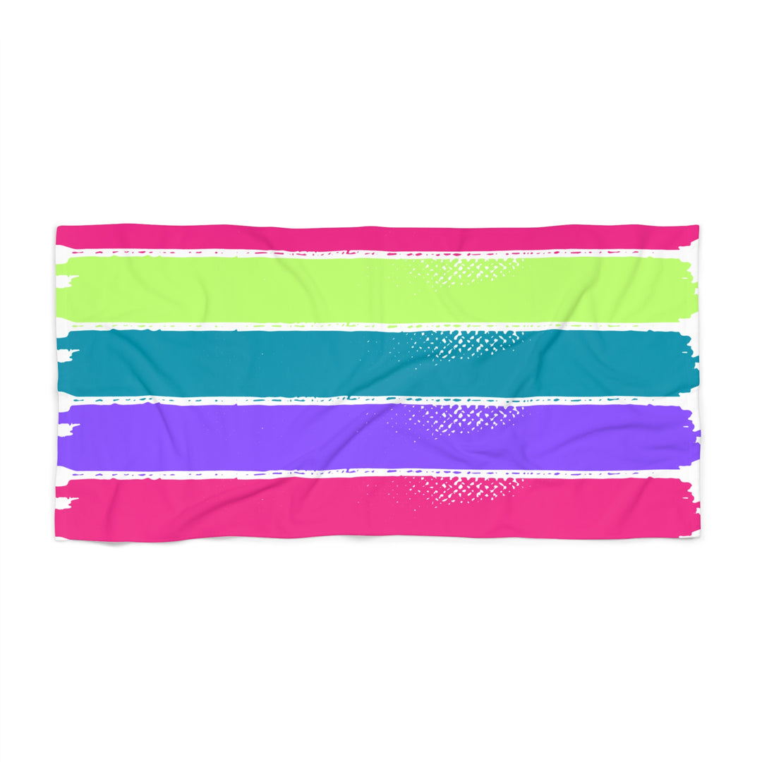 Neon Paint Beach Towel