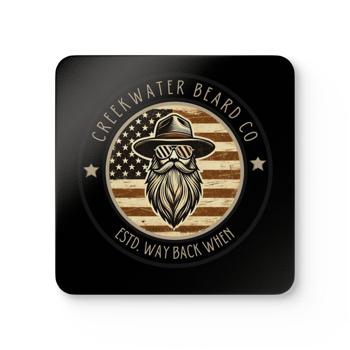 Creekwater Beard Company Corkwood Coaster Set