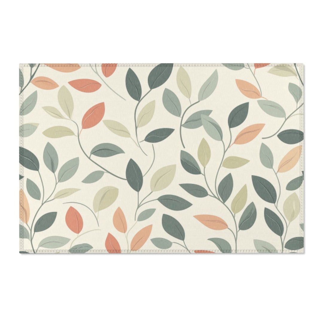 Soft Leaves Area Rug