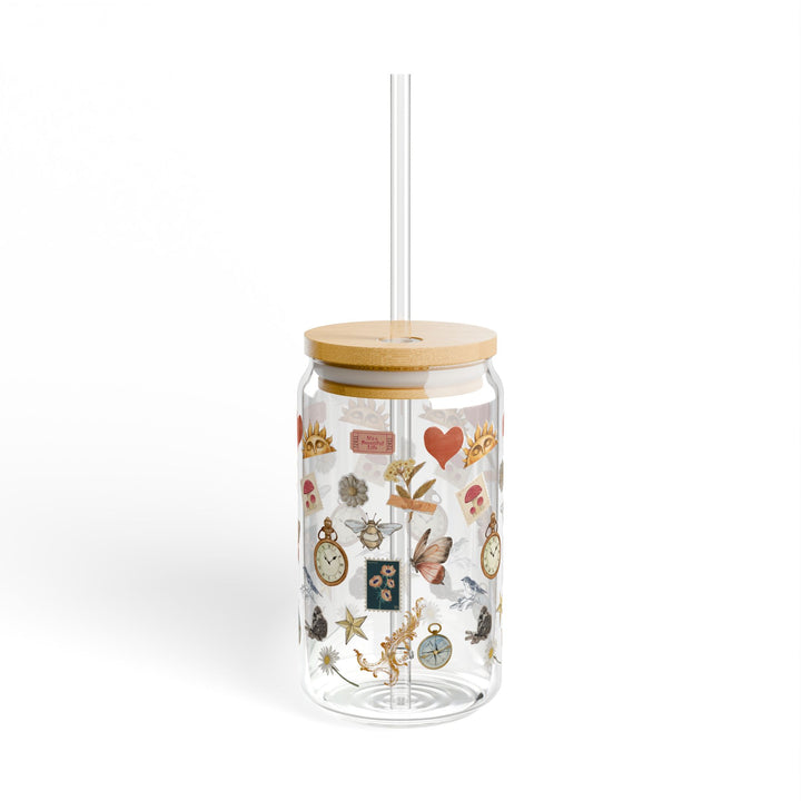 Vintage Memories Sipper Glass, 16oz