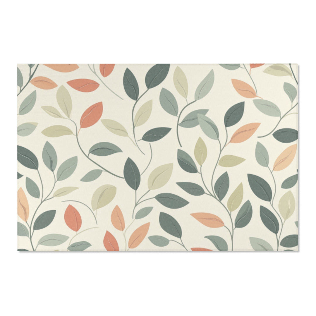Soft Leaves Area Rug