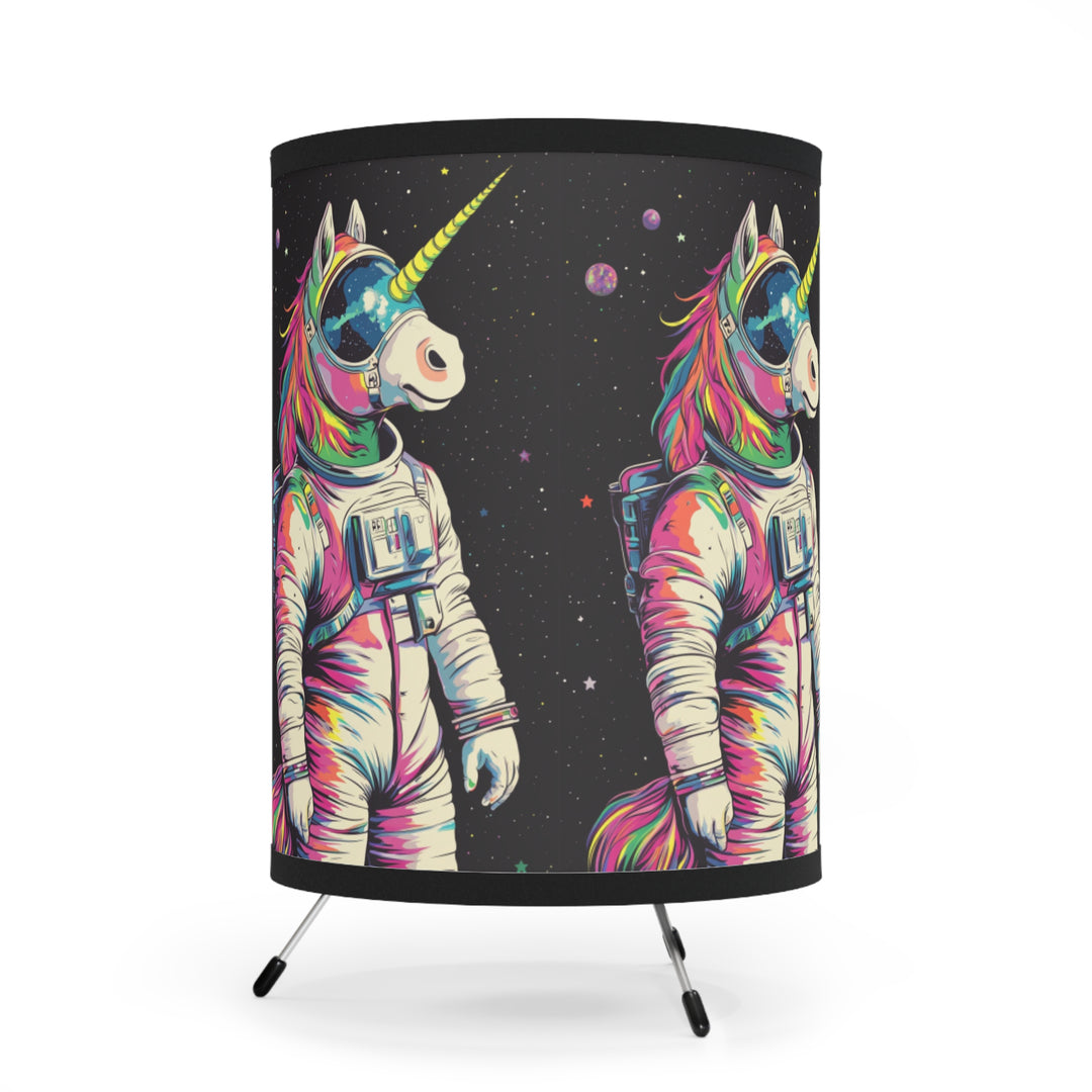 Space Unicorn Tripod Lamp
