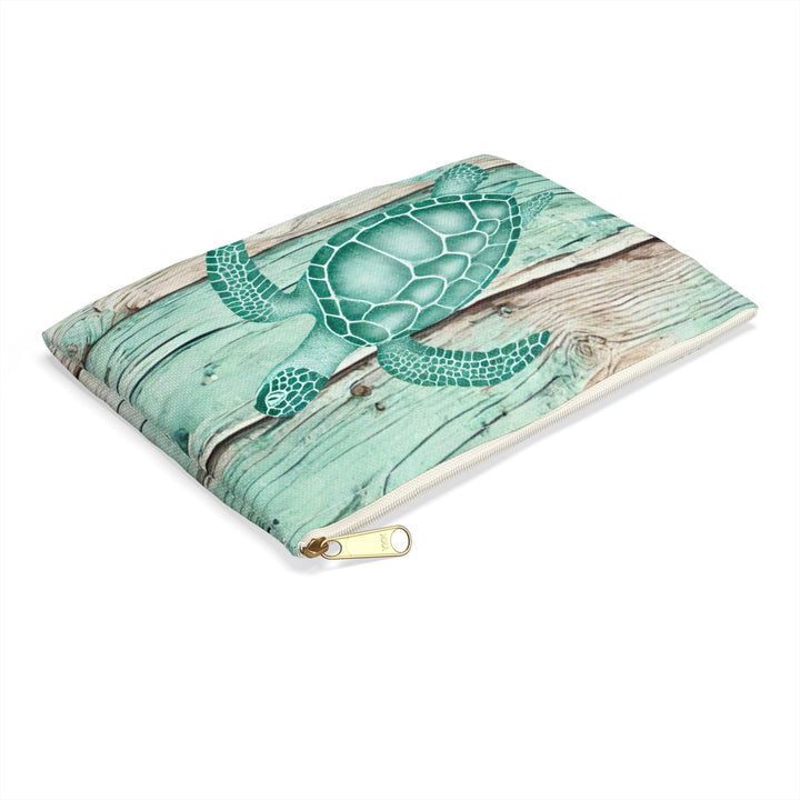 Vintage Sea Turtle Accessory Pouch