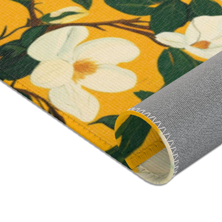 Yellow Magnolias Area Rug